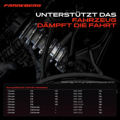 2x Fahrwerksfeder Vorderachse für Citroën C15 VD C15 Kombi 1986-2005 Bild 2x Fahrwerksfeder Vorderachse für Citroën C15 VD C15 Kombi 1986-2005