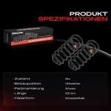 2x Fahrwerksfeder Hinterachse für Volvo C70 I Cabriolet 873 C70 I Coupe 872 1997-2005