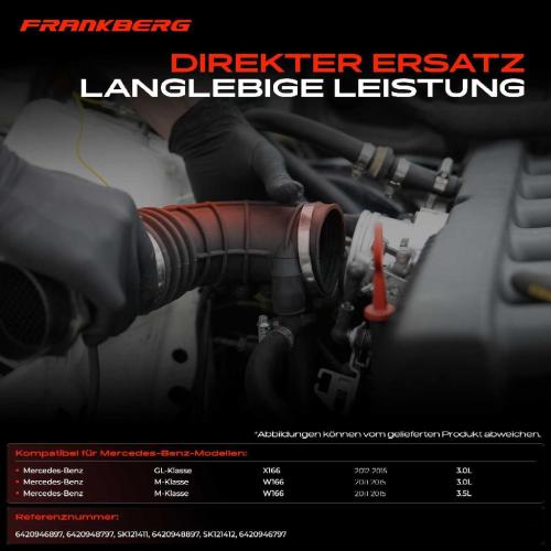 2x Ansaugschlauch, Luftfilter für Mercedes-Benz GL-Klasse X166 M-Klasse W166 Bild 2x Ansaugschlauch, Luftfilter für Mercedes-Benz GL-Klasse X166 M-Klasse W166