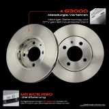 2x Bremsscheiben Vorderachse für VW UP! Seat Mii KE1 KF1 Skoda Citigo E-Citigo Bj ab 2011