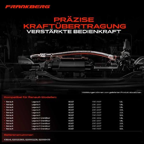 1x Seilzug Feststellbremse Hinterachse beidseitig für Renault Laguna II Grandtour KG0/1 BG0/1 Bild 1x Seilzug Feststellbremse Hinterachse beidseitig für Renault Laguna II Grandtour KG0/1 BG0/1