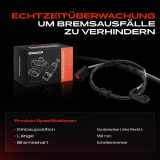 1x Warnkontakt Bremsbelagverschleiß Vorderachse für Jaguar F-Type X152 S-Type XF XJ XK