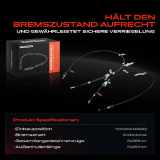 2x Seilzug Feststellbremse Hinterachse beidseitig für KIA Cee'D JD Pro Cee'D JD 1.0L-1.6L