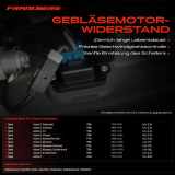 1x Widerstand Vorwiderstand Gebläsemotor für Opel Astra G Astra H Zafira A 9 Pin