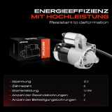 1x Anlasser Starter für Suzuki Alto Baleno Kombi Schrägheck Swift I II Stufenheck Wagon R Bj ab 1986