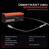 1x Bremsschlauch Bremsschläuche Vorderachse Links oder Rechts für Lexus GS JZS147 JZS160 SC UZZ40