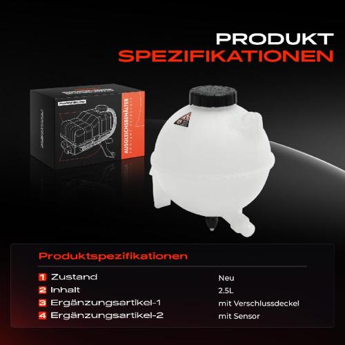 Frankberg 1x Ausgleichsbehälter Kühlmittelbehälter für Mercedes-Benz Sprinter 3,5-T 3-T 4-T B907 B910 Bild Frankberg 1x Ausgleichsbehälter Kühlmittelbehälter für Mercedes-Benz Sprinter 3,5-T 3-T 4-T B907 B910