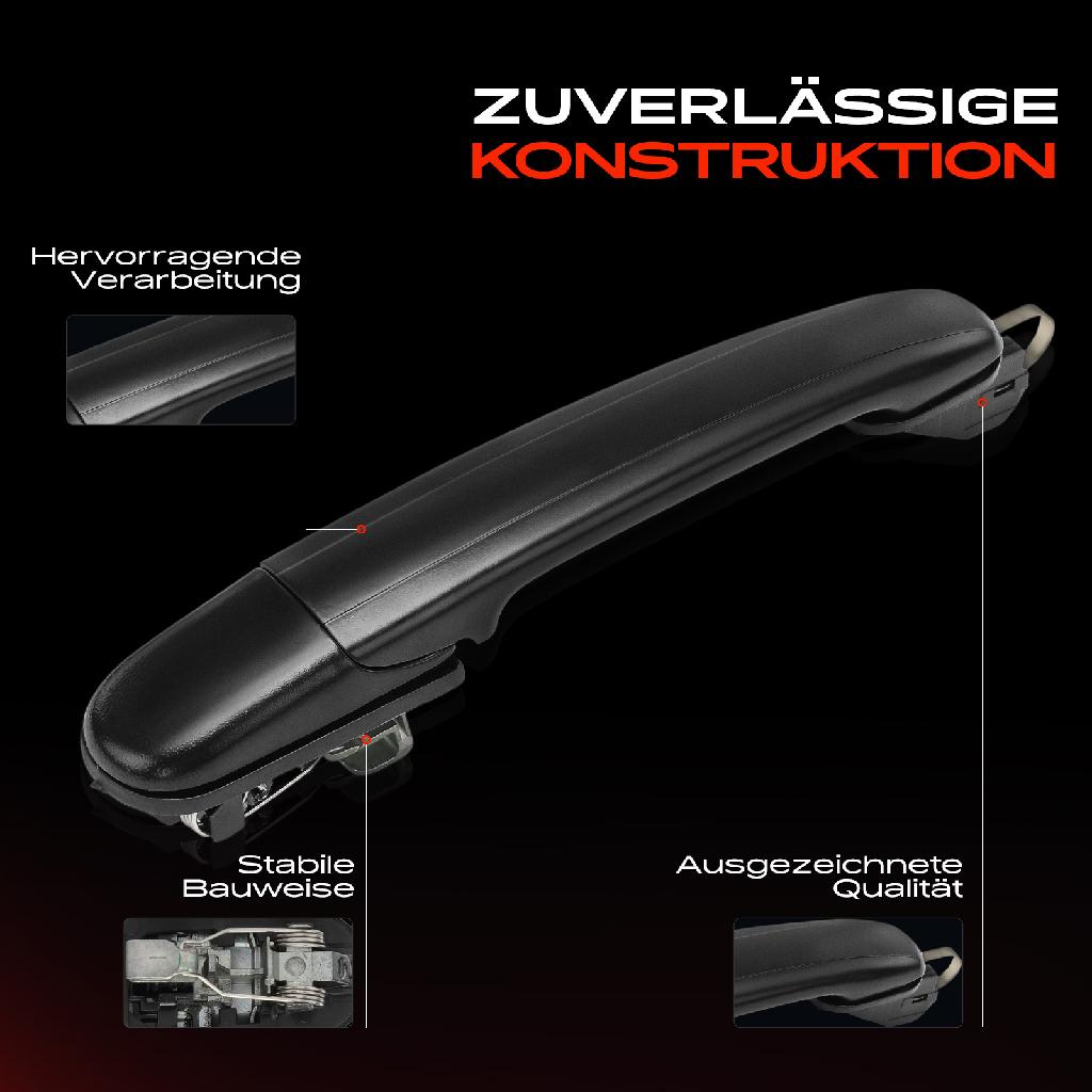 1x Türgriff Hinten außen für VW Polo Sharan Seat Alhambra 1.8L 1.9L 2.0L 2.8L 1.0L 1.3L 1994-2010