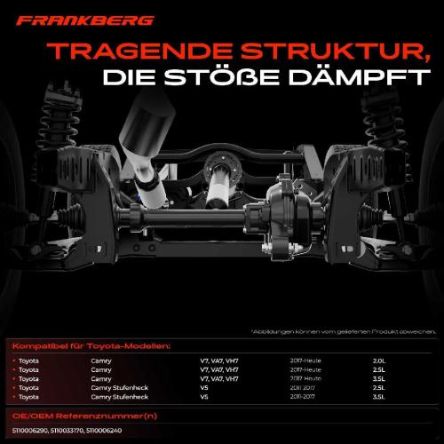 1x Achskörper Achsträger Motorträger Vorderachse für Toyota Camry Stufenheck 2.0L-3.5L Bj ab 2024 Bild 1x Achskörper Achsträger Motorträger Vorderachse für Toyota Camry Stufenheck 2.0L-3.5L Bj ab 2024