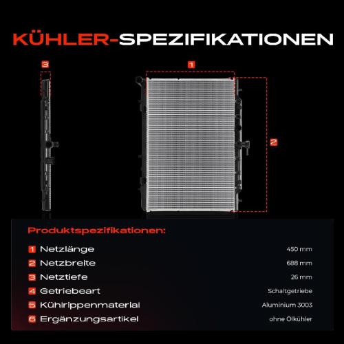 1x Kühler Wasserkühler Motorkühler für Nissan X-Trail Van T31 2.0L 2007-2014 Bild 1x Kühler Wasserkühler Motorkühler für Nissan X-Trail Van T31 2.0L 2007-2014