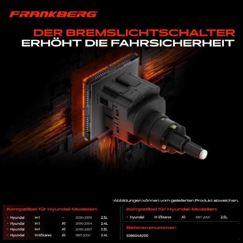 1x Bremslichtschalter für Hyundai H-1/Starex Kasten Pritsche 2.4L 2.5L Bild 1x Bremslichtschalter für Hyundai H-1/Starex Kasten Pritsche 2.4L 2.5L