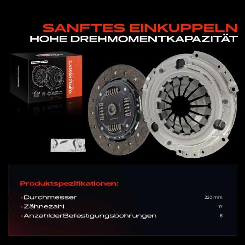 1x Kupplungssatz für Ford B-Max Van Ecosport Fiesta VI VII Focus III Kasten/Schrägheck Stufenheck Bild 1x Kupplungssatz für Ford B-Max Van Ecosport Fiesta VI VII Focus III Kasten/Schrägheck Stufenheck