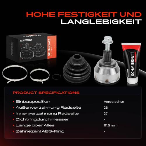 Frankberg 1x Antriebswelle Gelenksatz Vorderachse f r VW Amarok Pritsche/Fahrgestell 2010-2022 Bild Frankberg 1x Antriebswelle Gelenksatz Vorderachse f r VW Amarok Pritsche/Fahrgestell 2010-2022