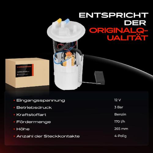 1x Kraftstoffpumpe für Mercedes-Benz Viano W639 Vito Bus Vito/Mixto Kasten 2.1L 2010-2014 Bild 1x Kraftstoffpumpe für Mercedes-Benz Viano W639 Vito Bus Vito/Mixto Kasten 2.1L 2010-2014