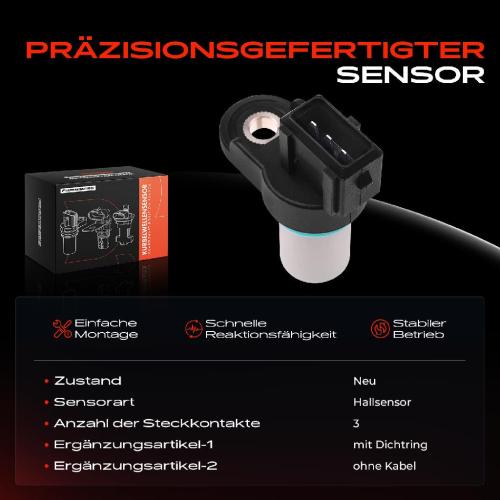 1x Nockenwellenposition Sensor für Hyundai Accent II III Elantra Getz KIA Cerato Bild 1x Nockenwellenposition Sensor für Hyundai Accent II III Elantra Getz KIA Cerato