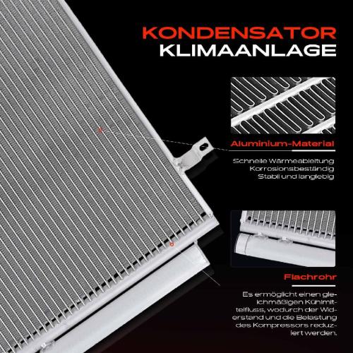 Frankberg 1x Kondensator Klimaanlage für Opel Agila (B) B H08 Suzuki Splash EX 1.3L Bild Frankberg 1x Kondensator Klimaanlage für Opel Agila (B) B H08 Suzuki Splash EX 1.3L