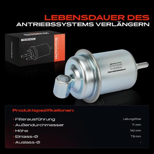 1x Kraftstofffilter für Hyundai Atos MX 1.1L 2003-2008 Bild 1x Kraftstofffilter für Hyundai Atos MX 1.1L 2003-2008