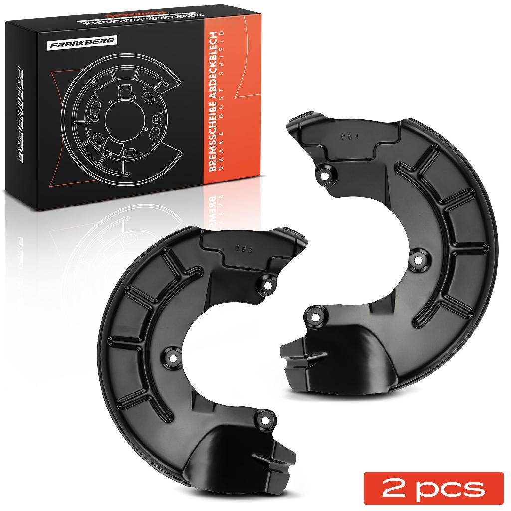 Frankberg 2x Ankerblech Bremsscheibe Vorderachse Beidseitig für VW Polo Seat Cordoba Ibiza Skoda Fabia Audi
