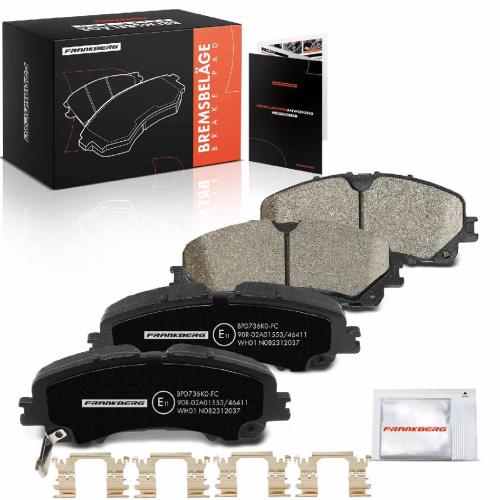4x Bremsbeläge Vorderachse für Infiniti Q50 Q60 Coupe QX50 II Nissan Skyline X-Trail Renault Koleos Bild 4x Bremsbeläge Vorderachse für Infiniti Q50 Q60 Coupe QX50 II Nissan Skyline X-Trail Renault Koleos