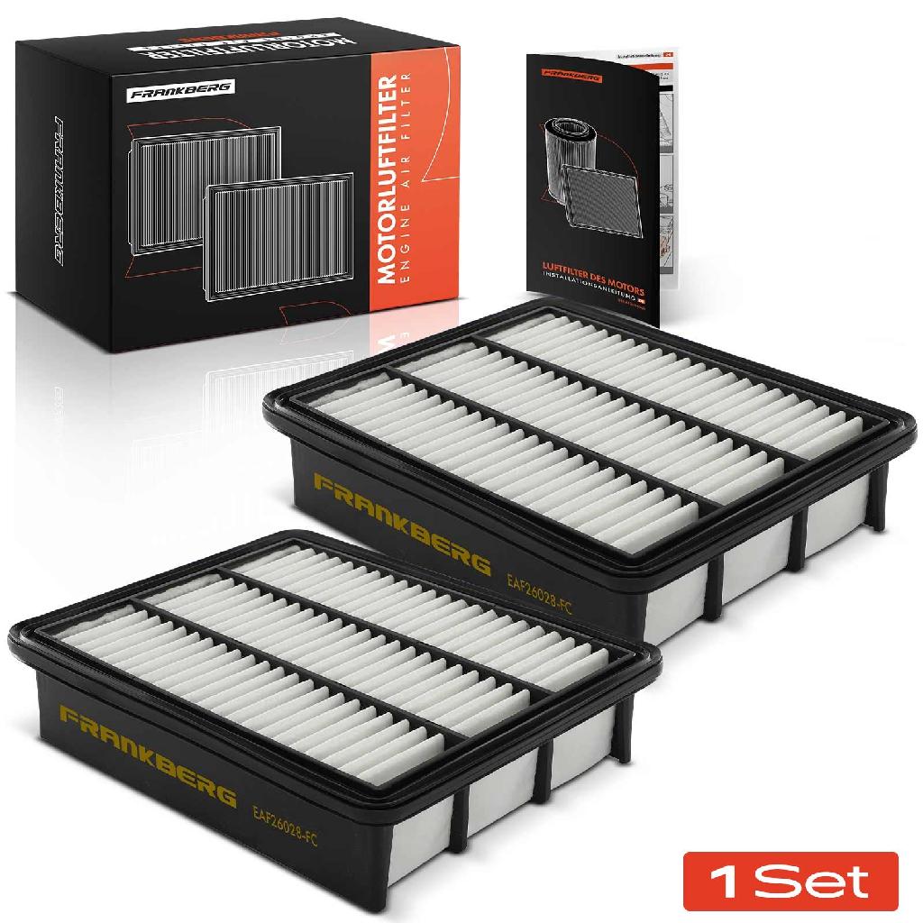 Frankberg 2x Luftfilter Filtereinsatz für Mazda 3 BM BN 6 Kasten/Kombi GJ GL CX-5 KF