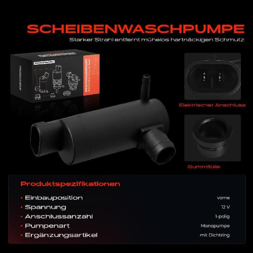 1x Waschwasserpumpe Scheibenreinigung Vorne für Chevrolet Captiva C100 C140 Bild 1x Waschwasserpumpe Scheibenreinigung Vorne für Chevrolet Captiva C100 C140