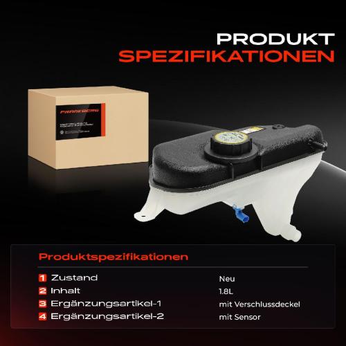 1x Ausgleichsbehälter Kühlmittelbehälter für Jaguar S-Type X200 XJ X350 X358 4.2L 2001-2009 Bild 1x Ausgleichsbehälter Kühlmittelbehälter für Jaguar S-Type X200 XJ X350 X358 4.2L 2001-2009