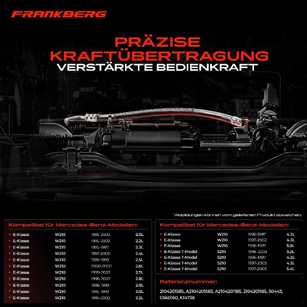 1x Seilzug Feststellbremse Hinterachse rechts für Mercedes E-Klasse T-Model W210 S210