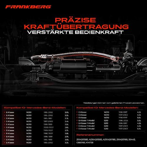 1x Seilzug Feststellbremse Hinterachse rechts für Mercedes E-Klasse T-Model W210 S210 Bild 1x Seilzug Feststellbremse Hinterachse rechts für Mercedes E-Klasse T-Model W210 S210