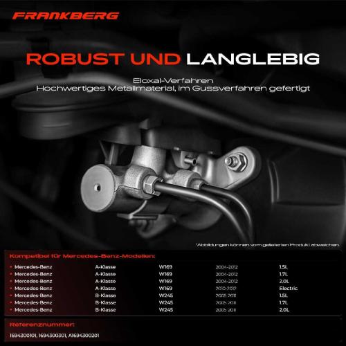 1x Hauptbremszylinder Bremszylinder für Mercedes-Benz A-Klasse W169 B-Klasse W245 Bild 1x Hauptbremszylinder Bremszylinder für Mercedes-Benz A-Klasse W169 B-Klasse W245