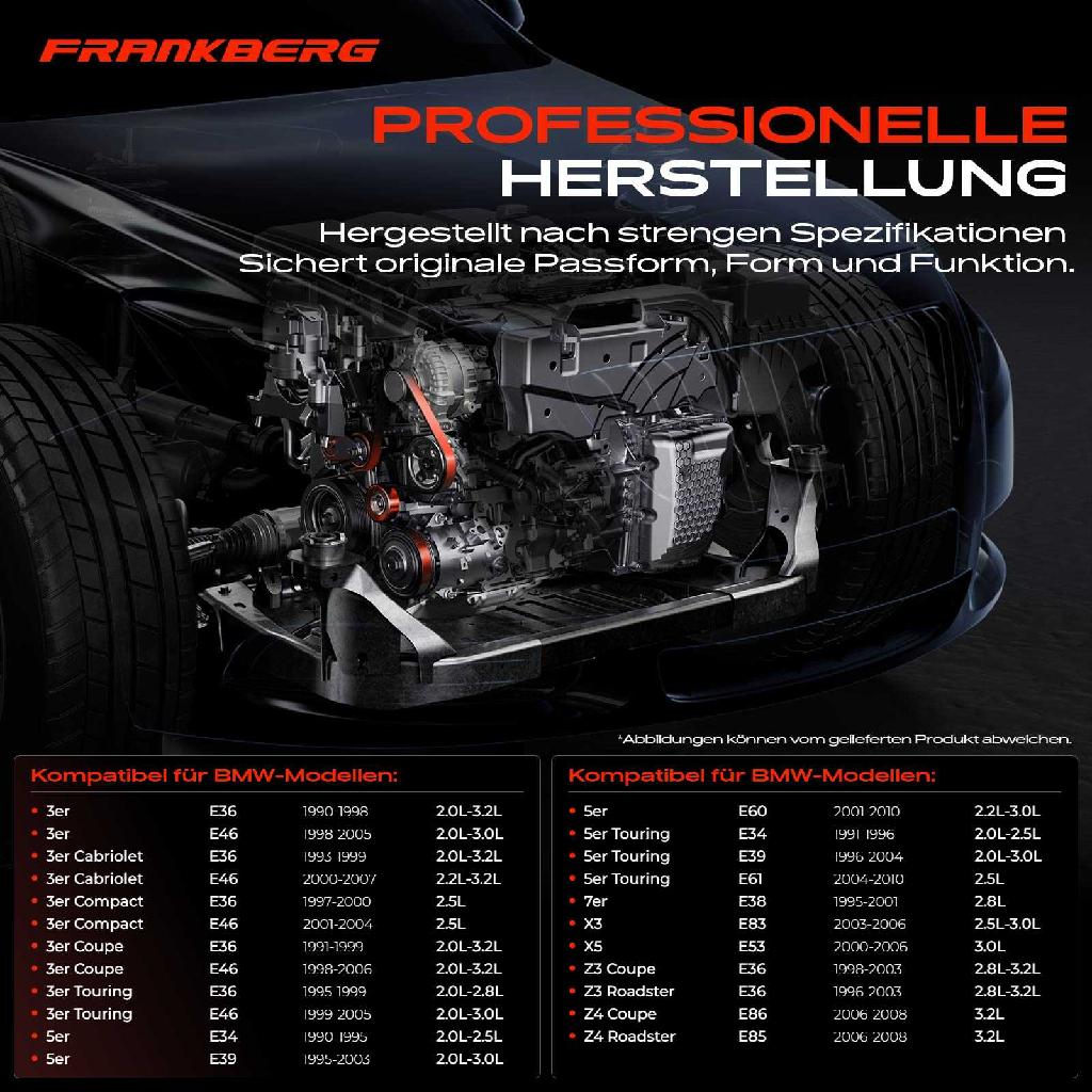 1x Schwingungsdämpfer für BMW 3er E36 E46 5er E34 E39 7er X3 X5 Z3 Z4