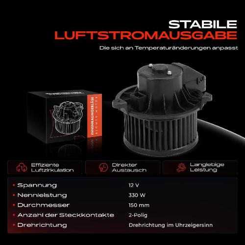 Frankberg 1x Gebläsemotor Innenraumgebläse für Ford Tourneo Transit V362 V363 Bild Frankberg 1x Gebläsemotor Innenraumgebläse für Ford Tourneo Transit V362 V363