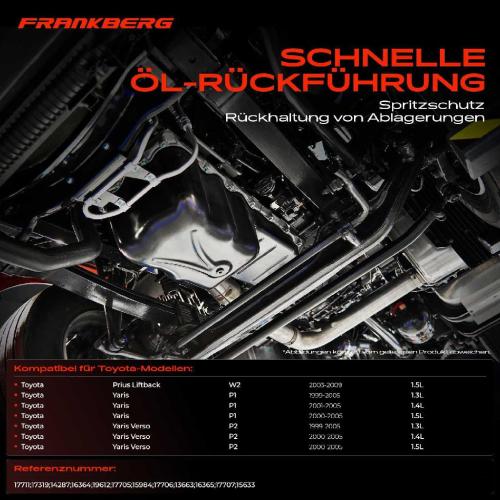 1x Ölwanne Motorölwanne für Toyota Yaris P1 Verso P2 Prius Liftback W2 1.3L-1.5L Bild 1x Ölwanne Motorölwanne für Toyota Yaris P1 Verso P2 Prius Liftback W2 1.3L-1.5L