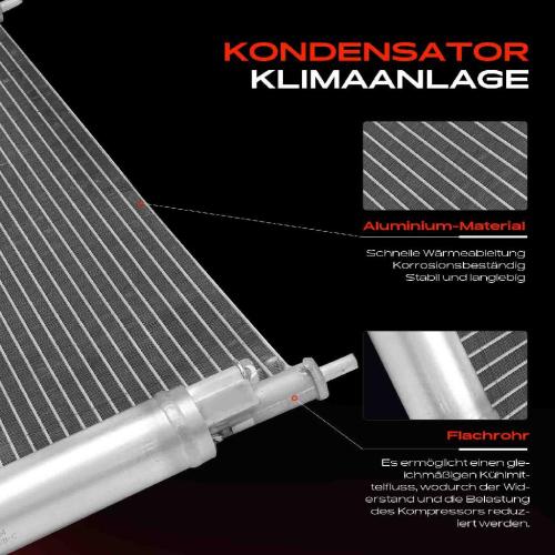 Frankberg 1x Kondensator Klimaanlage für Nissan X-Trail 2.0L 2.2L Bj ab 2001-2013 Bild Frankberg 1x Kondensator Klimaanlage für Nissan X-Trail 2.0L 2.2L Bj ab 2001-2013