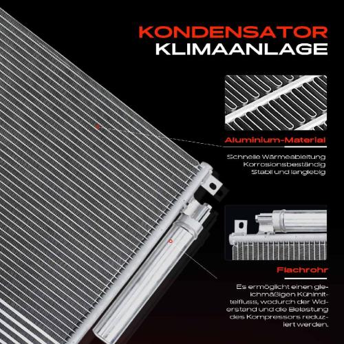 1x Kondensator Klimaanlage für Chrysler 300 C ?? LE LX 2004-2009 2.7L 3.5L 5.7L Bild 1x Kondensator Klimaanlage für Chrysler 300 C ?? LE LX 2004-2009 2.7L 3.5L 5.7L