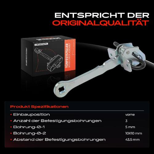 1x Türfeststeller Türfangband Türstopper Vorne für Opel Omega B Caravan 2.6L 3.2L V94 Bild 1x Türfeststeller Türfangband Türstopper Vorne für Opel Omega B Caravan 2.6L 3.2L V94