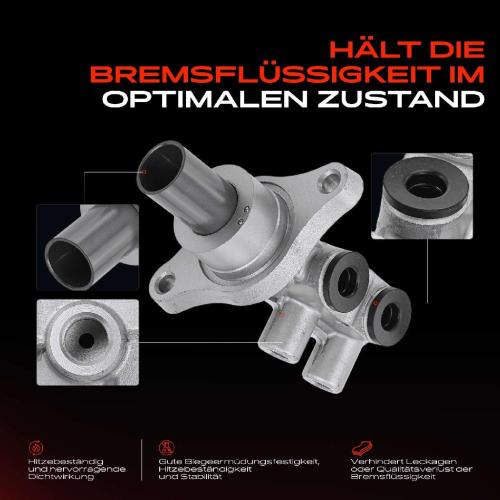 1x Hauptbremszylinder Bremszylinder für Opel Astra H L48 L35 L08 L70 Zafira B A05 Bild 1x Hauptbremszylinder Bremszylinder für Opel Astra H L48 L35 L08 L70 Zafira B A05