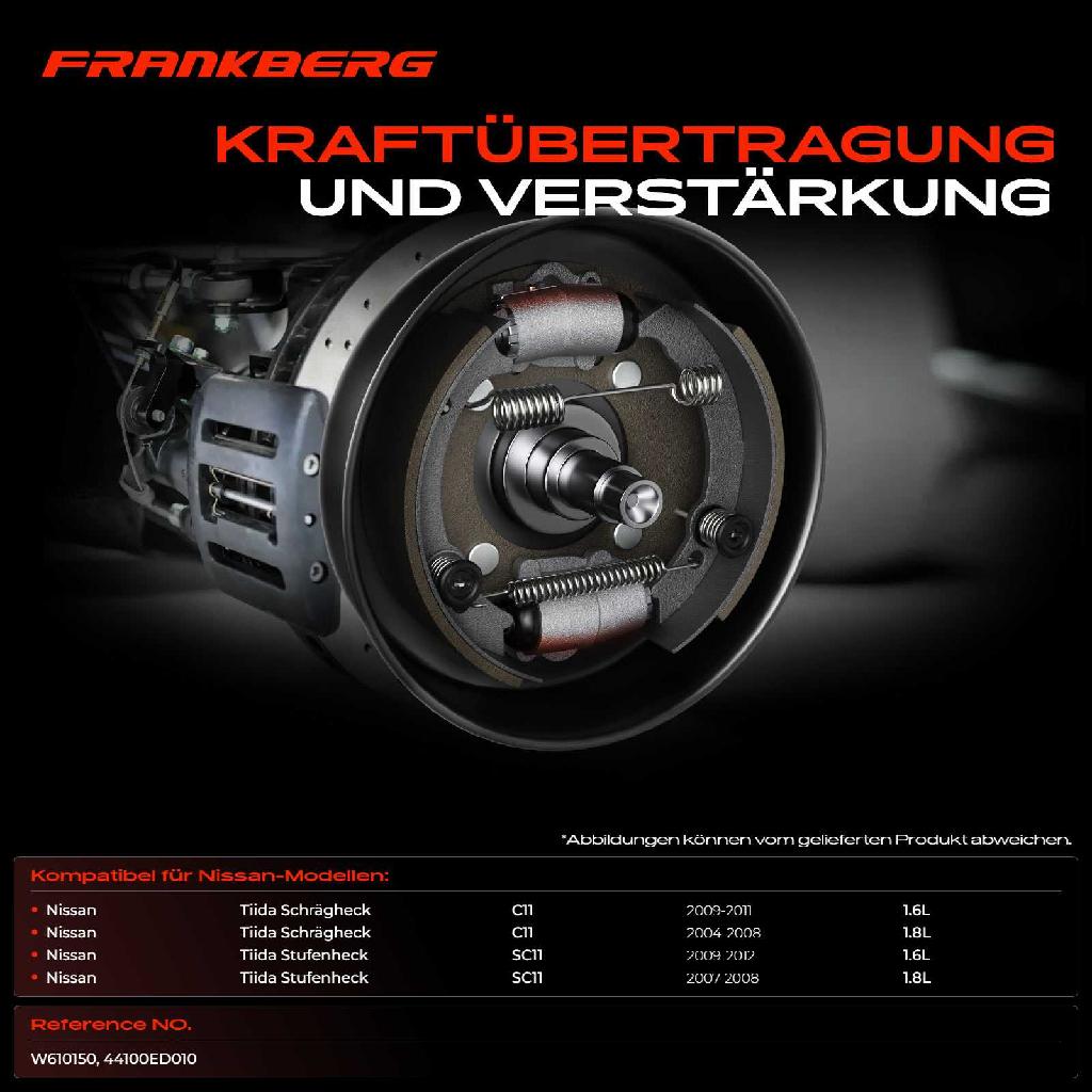 2x Radbremszylinder Hinten für NISSAN Tiida Schrägheck C11 1.6L 2009-2012