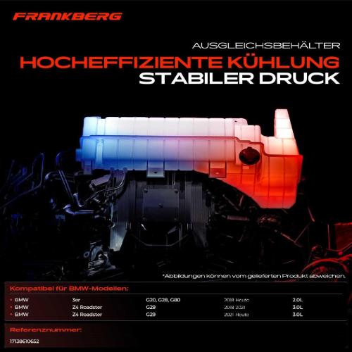 1x Ausgleichsbehälter Kühlmittelbehälter für BMW 3er G20 320i 330i Z4 Roadster G29 M40i 2.0L-3.0L Bj ab 2019 Bild 1x Ausgleichsbehälter Kühlmittelbehälter für BMW 3er G20 320i 330i Z4 Roadster G29 M40i 2.0L-3.0L Bj ab 2019
