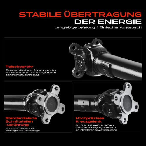 1x Kardanwelle Gelenkwelle Vorderachse für BMW 5er E60 5er Touring E61 3.0L 2.5L 2004-2010 Bild 1x Kardanwelle Gelenkwelle Vorderachse für BMW 5er E60 5er Touring E61 3.0L 2.5L 2004-2010