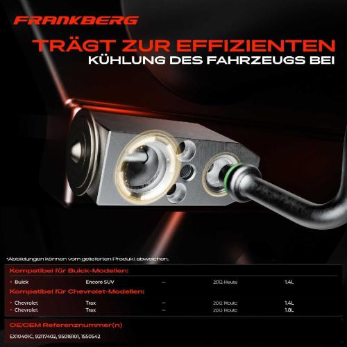 1x Expansionsventil Klimaanlage für Chevrolet Trax Buick Encore 1.4L 1.8L Bj ab 2012 Bild 1x Expansionsventil Klimaanlage für Chevrolet Trax Buick Encore 1.4L 1.8L Bj ab 2012