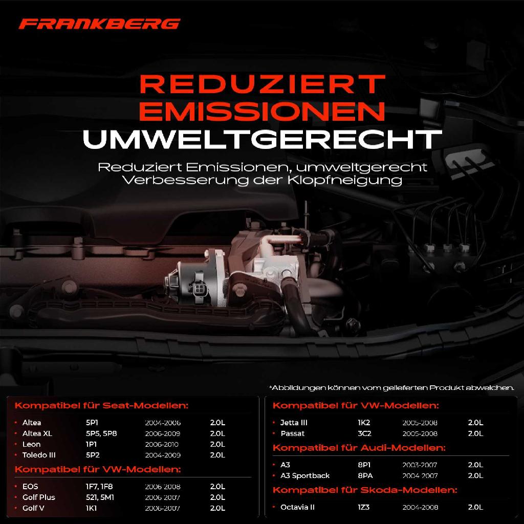 1x AGR-Ventil Abgasrückführungsventil für VW Golf Passat Variant Touran Audi A3 Sportback Seat Altea XL Skoda