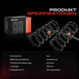 2x Fahrwerksfeder Vorderachse für Skoda Felicia I 6U7 6UF VW Caddy II 9U7 1996-2002