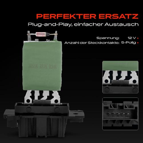 1x Widerstand Vorwiderstand Gebläsemotor für Opel Corsa Adam Fiat Mito Alfa Romeo Bild 1x Widerstand Vorwiderstand Gebläsemotor für Opel Corsa Adam Fiat Mito Alfa Romeo