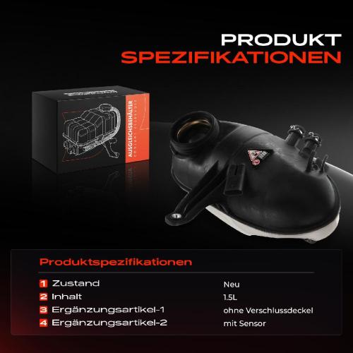 1x Ausgleichsbehälter Kühlmittelbehälter für Mercedes Benz S Klasse W222 A217 C217 Bild 1x Ausgleichsbehälter Kühlmittelbehälter für Mercedes Benz S Klasse W222 A217 C217