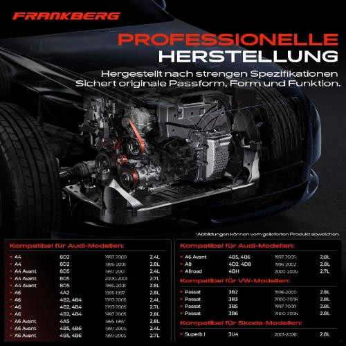 1x Spannrolle Riemenspanner für VW Passat Audi A4 A6 A8 Skoda Superb I Bild 1x Spannrolle Riemenspanner für VW Passat Audi A4 A6 A8 Skoda Superb I