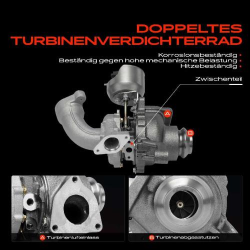 1x Abgasturbolader für Citroën C4 Grand Picasso I II I MPV C5 III III Break DS4 DS5 Peugeot Bild 1x Abgasturbolader für Citroën C4 Grand Picasso I II I MPV C5 III III Break DS4 DS5 Peugeot