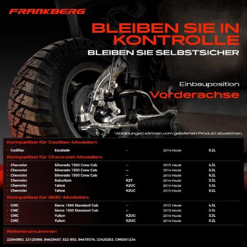 1x Querlenker Vorderachse für Cadillac Escalade Chevrolet Silverado 1500 Crew Cab Pick-up Tahoe Bild 1x Querlenker Vorderachse für Cadillac Escalade Chevrolet Silverado 1500 Crew Cab Pick-up Tahoe