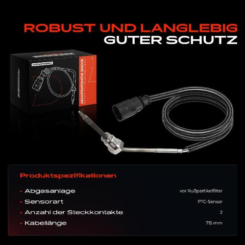 1x Abgastemperatursensor für Audi A4 8EC 8HE A4 Avant 8ED 3.0L Bild 1x Abgastemperatursensor für Audi A4 8EC 8HE A4 Avant 8ED 3.0L