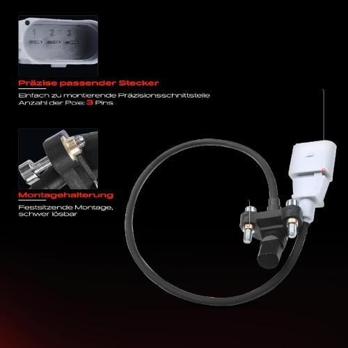 1x Kurbelwellensensor Impulsgeber für VW Jetta New Beetle Audi A3 2.5L 2005-2021 Bild 1x Kurbelwellensensor Impulsgeber für VW Jetta New Beetle Audi A3 2.5L 2005-2021