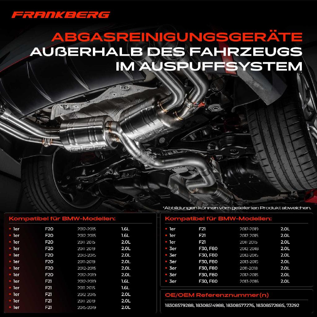 1x Partikelfilter für BMW 1er F20 F21 3er F34 F30 F80 5er F10 X3 1.6L